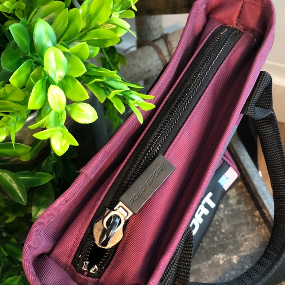 Ralph Lauren POLO SPORT  Crossbody Purse Athletic bag VTG - Picture 7 of 16